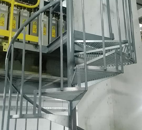 Gmdi Fabrication et Montage des escaliers métalliques hélicoïdal