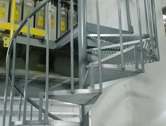 Gmdi Fabrication et Montage des escaliers métalliques hélicoïdal